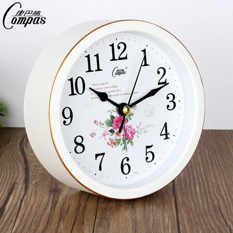 康巴丝复古金属闹钟 静夜中的欧式风情与晨间强力唤醒